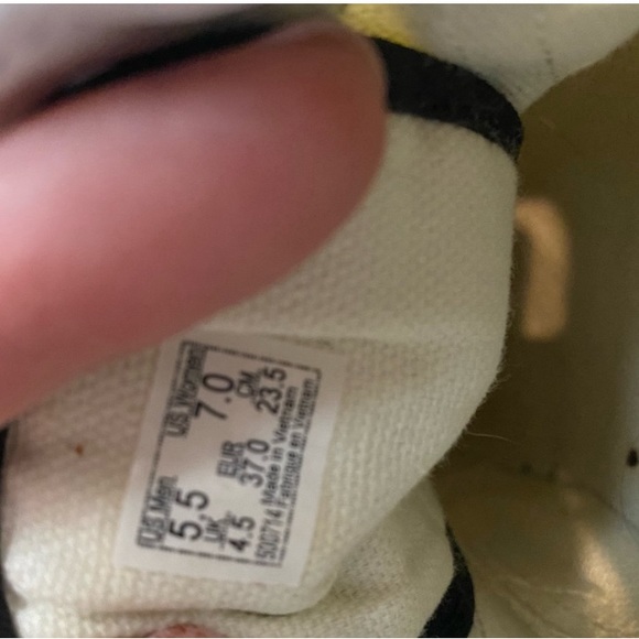 VANS OLD SCHOOL STACKED
CHECKERED SHOE SNEAKERS black white Men's 5.5 /Women's 7 - Picture 10 of 10